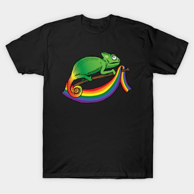 Chameleon Party T-Shirt by viograpiks